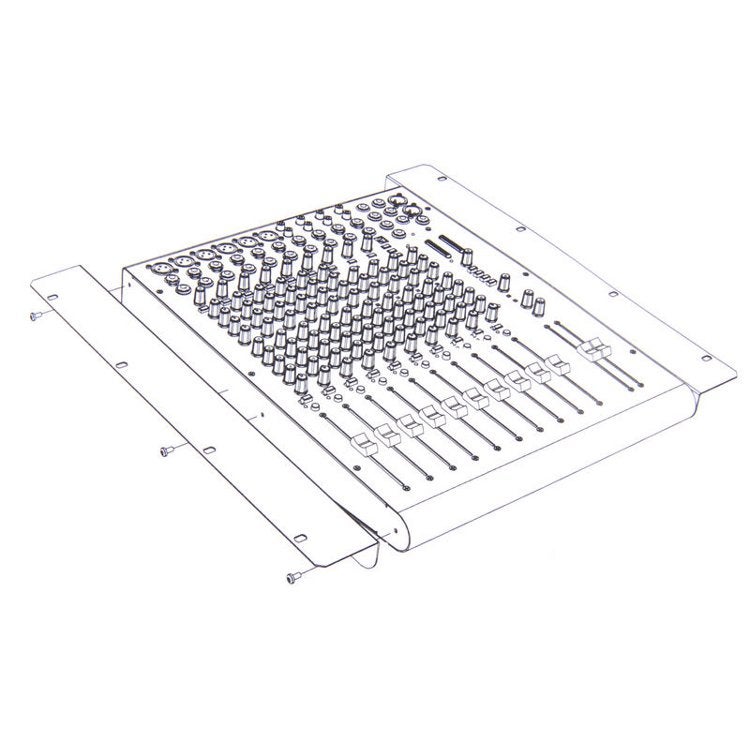 Allen & Heath ZED14-RK rackmount kit voor ZED 12FX en ZED 14