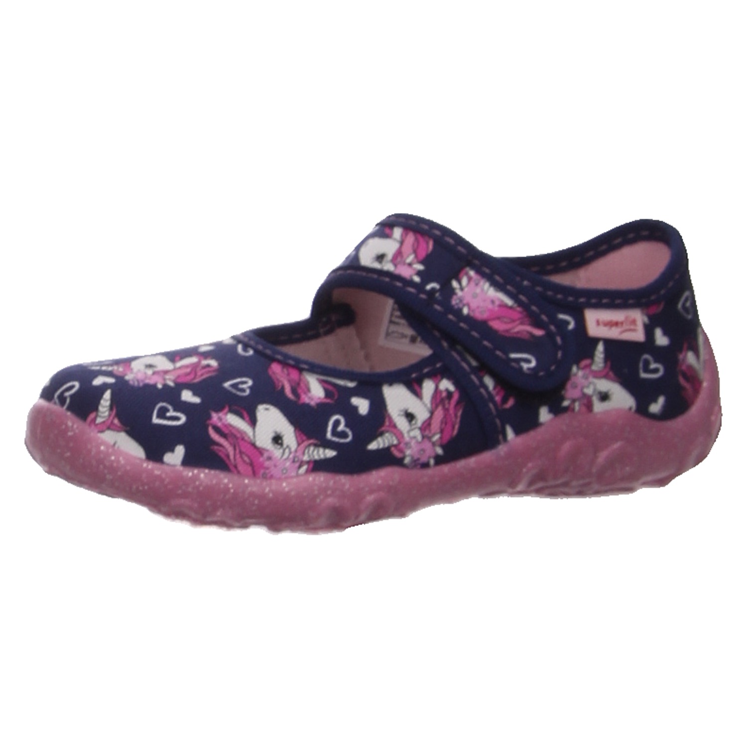 Superfit Hausschuhe blau/rosa blau