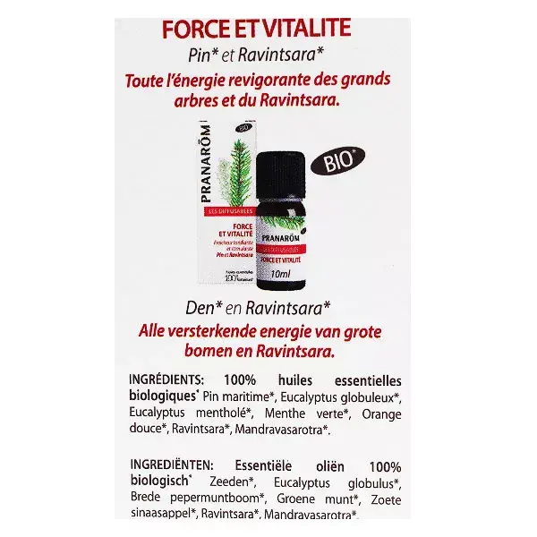 Conjunto de presente de difusores orgânicos Pranarom Essential