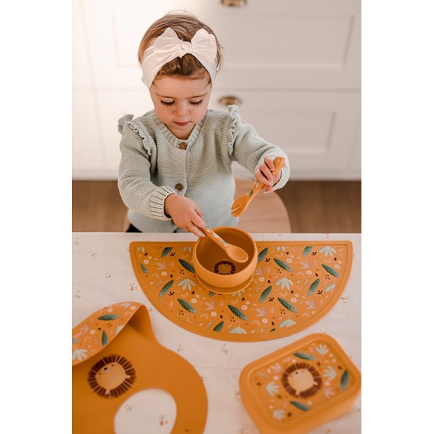 Couverts en silicone crunchy le renard