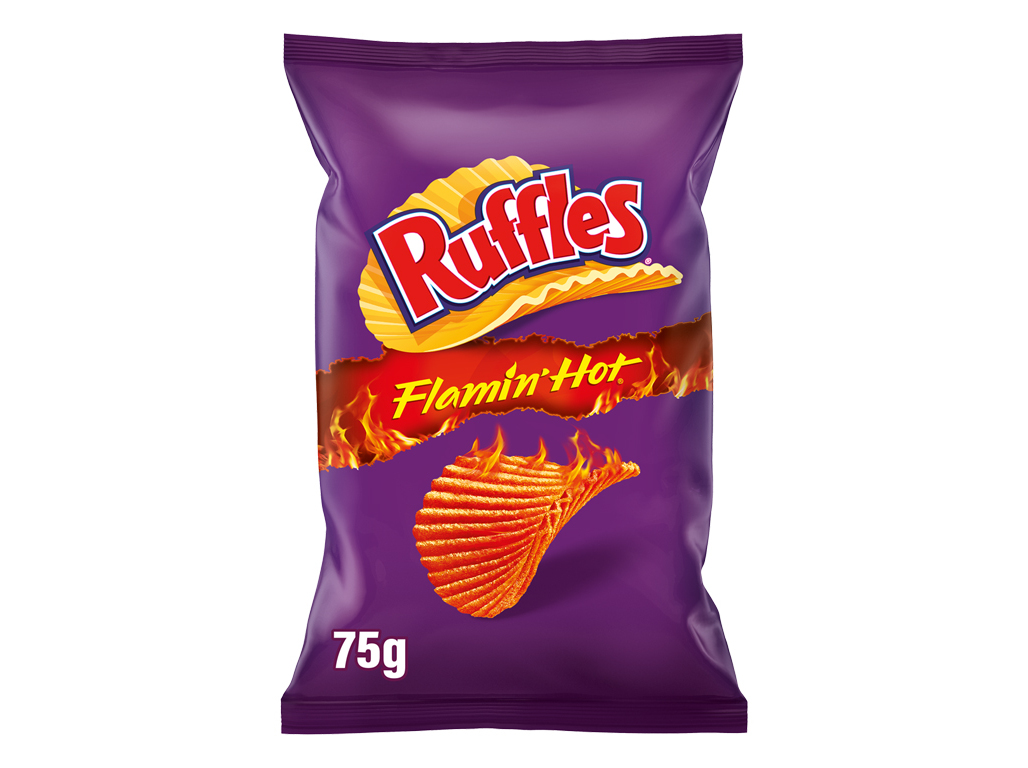 SNACK RUFFLES FLAMIN'HOT 75G