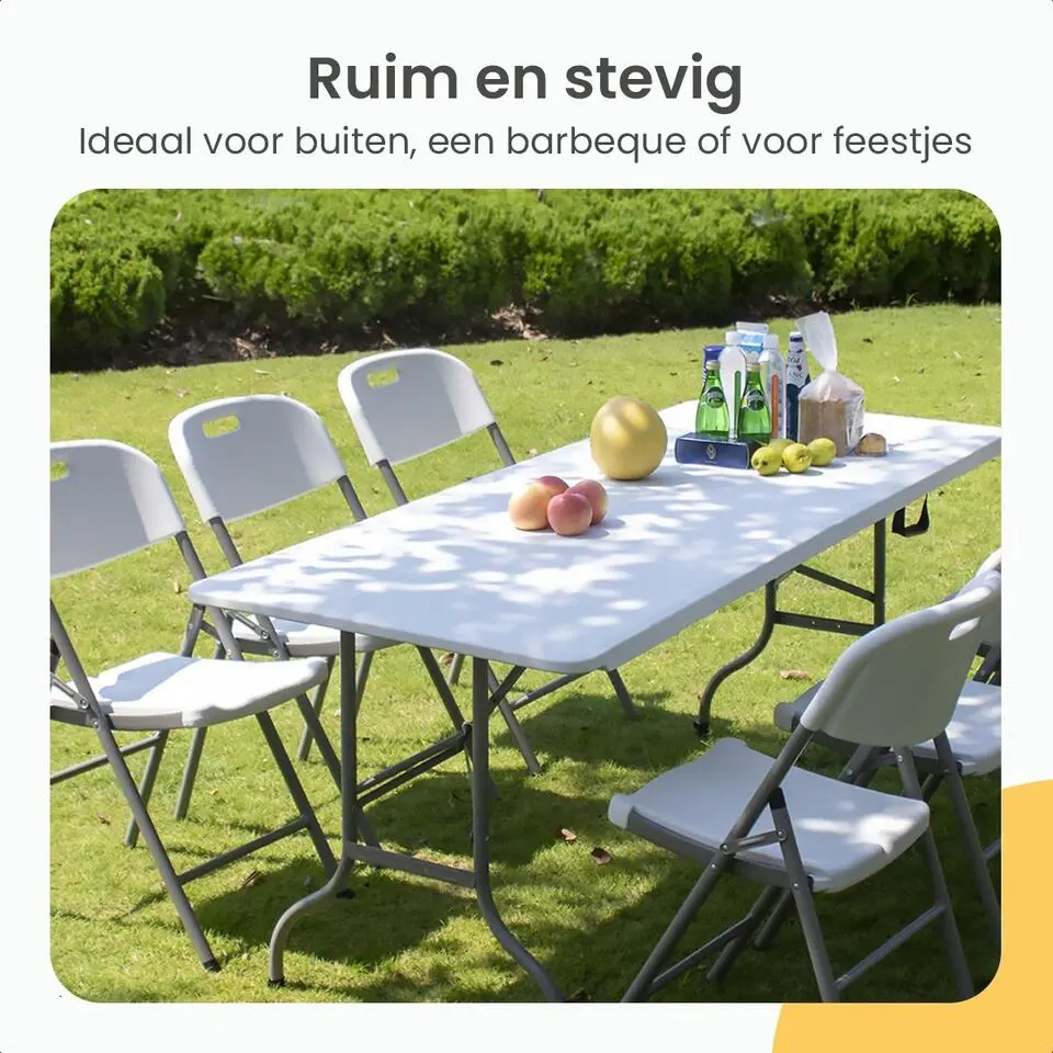 Goliving Inklapbare Tafel – Klaptafel – Campingtafel – Vouwtafel Buiten
