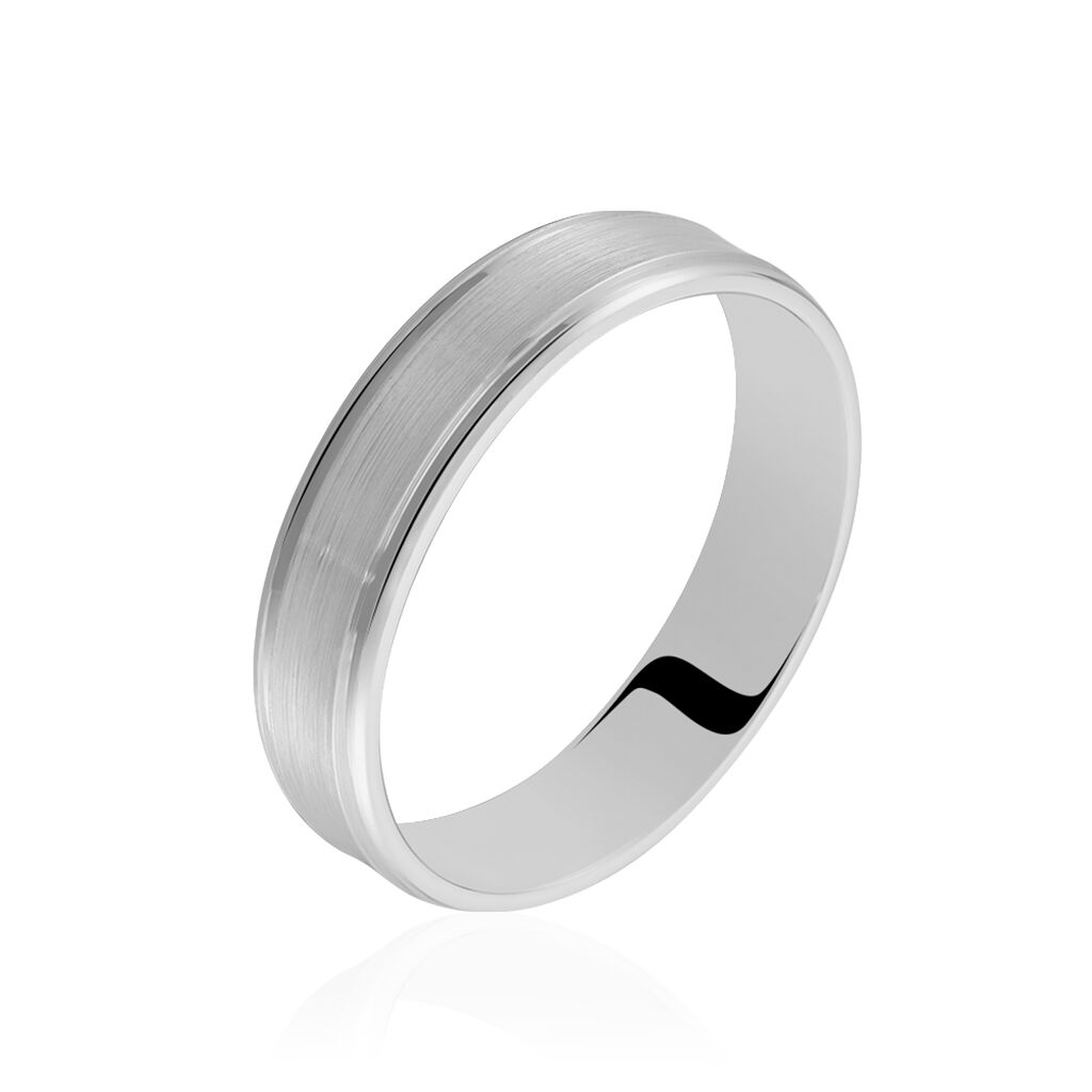 Alliance Padrig Ruban Plat Palladium Blanc