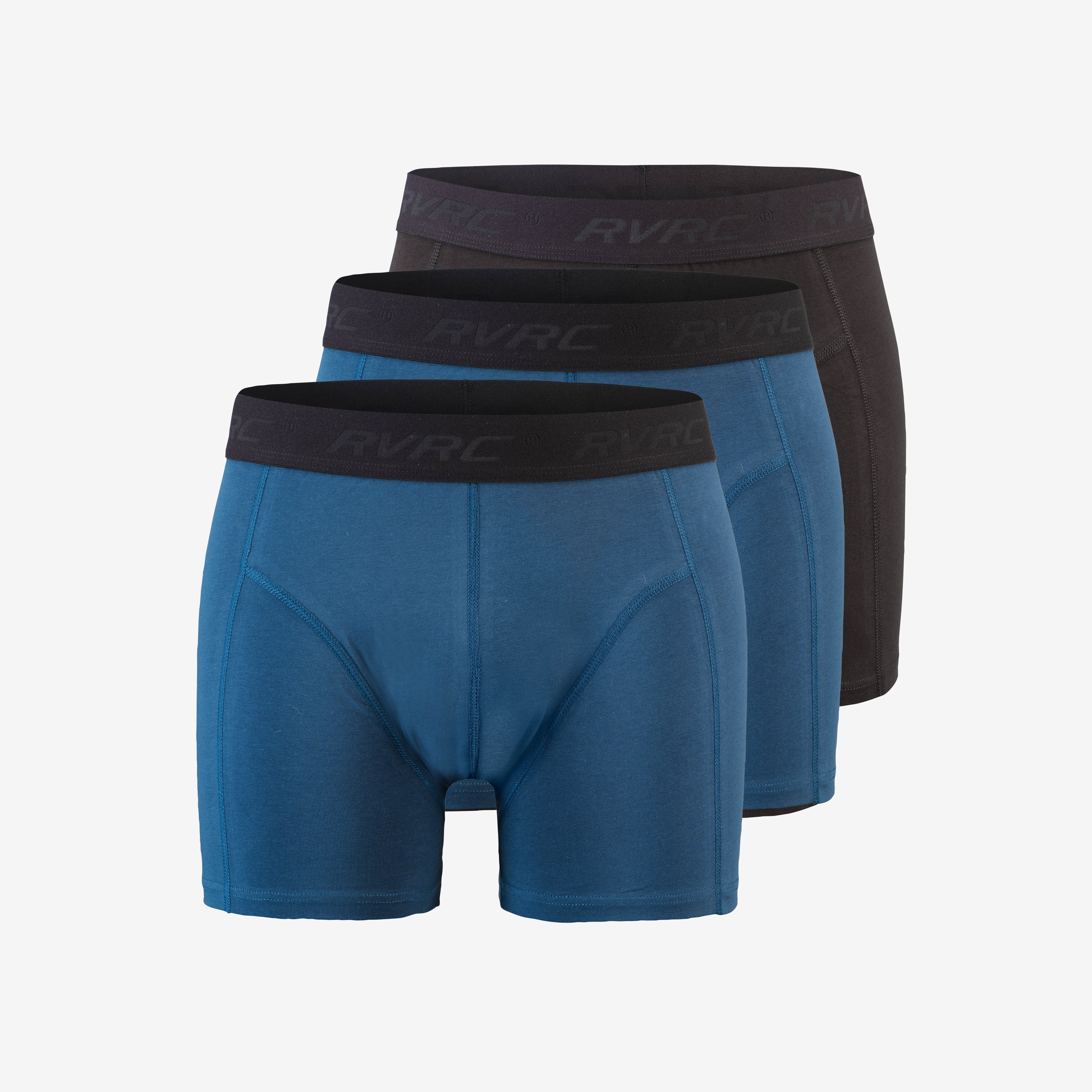 3-pack Ultimate Soft Boxers Herre Black/Moonlit Ocean