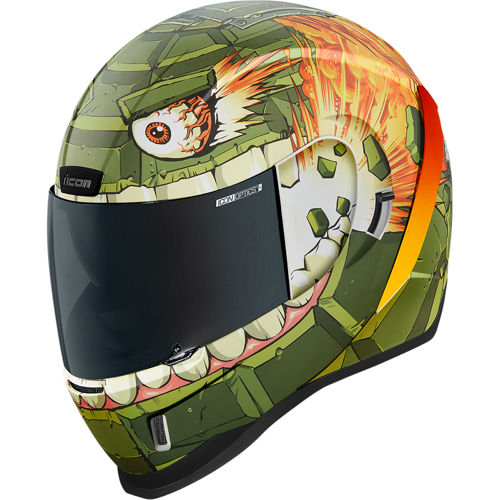 Icon - Casque Airform Grenadier™ Kaki / Orange