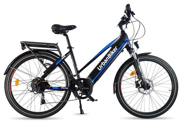 Urbanbiker Viena | Trekking VAE | 200KM Autonomie | Bleu | 26