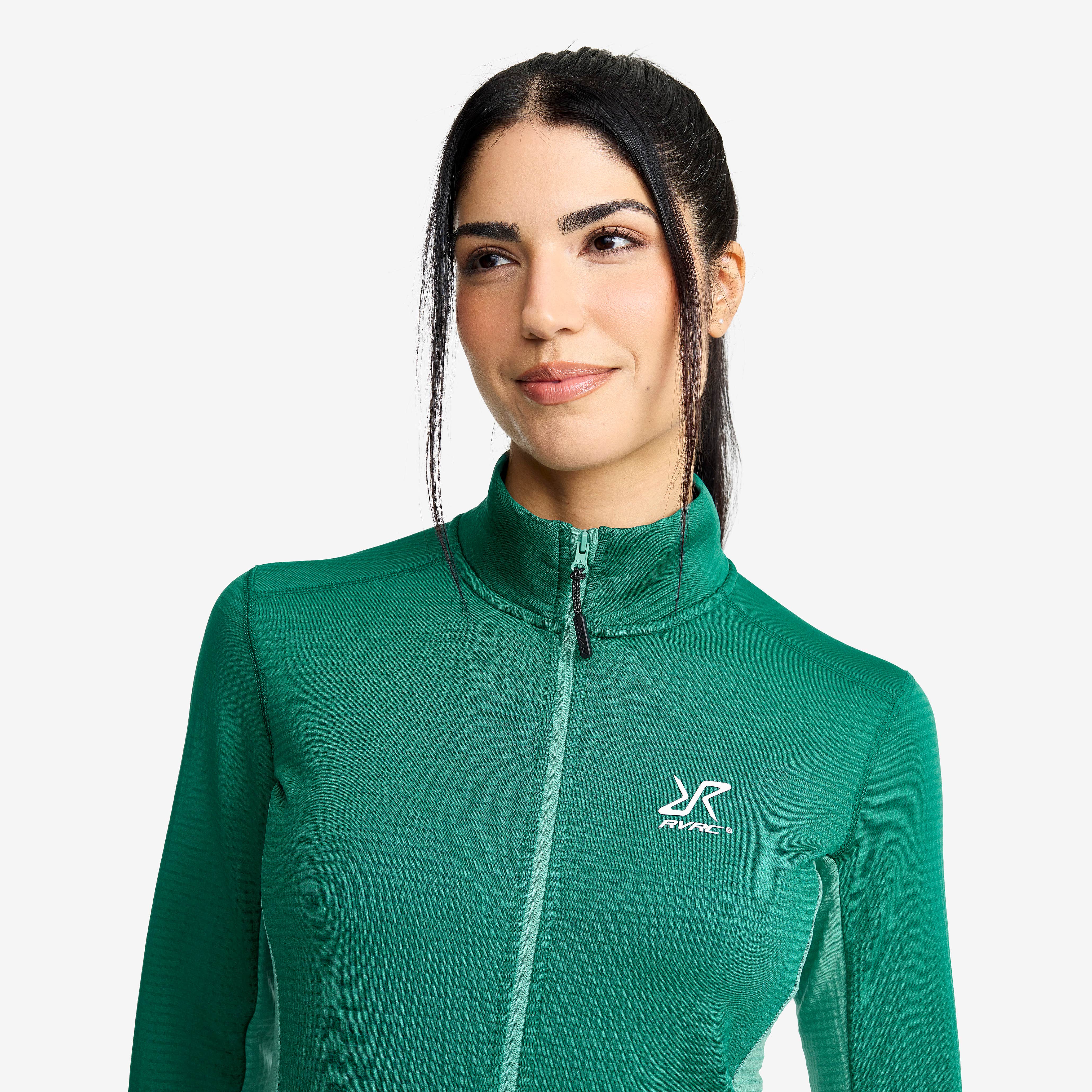 Waffle Full-zip Fleece  Dame North Sea