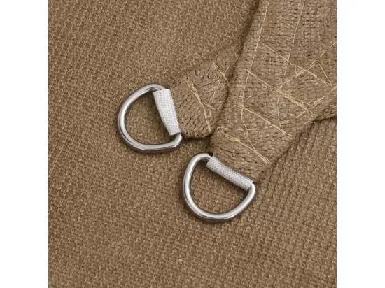 Voile d'ombrage 160 g/m² Taupe 4/5x4 m PEHD