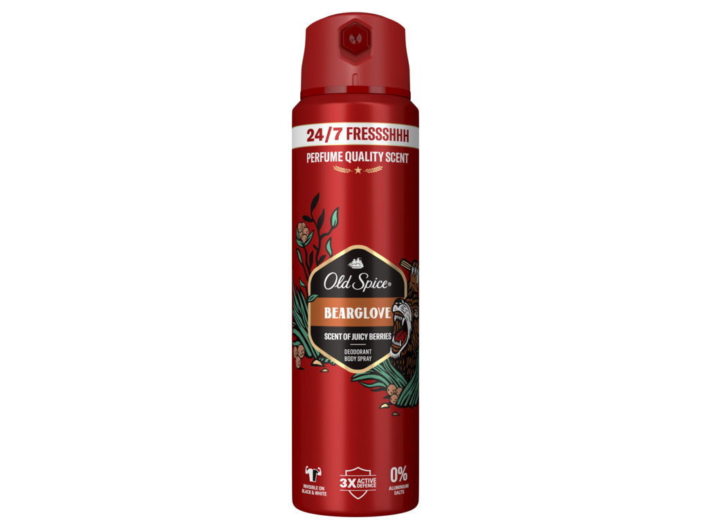 DEOS HOMEM - SPRAY OLD SPICE BEARGLOVE 150ML
