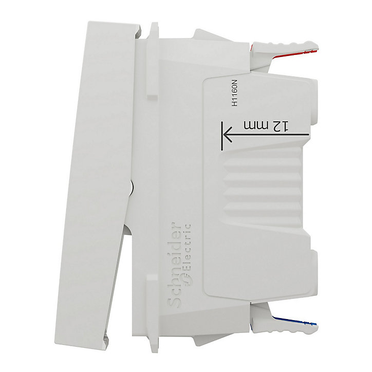 Mécanisme interrupteur va-et-vient à témoin 1 module Unica Pro Unica Pro blanc