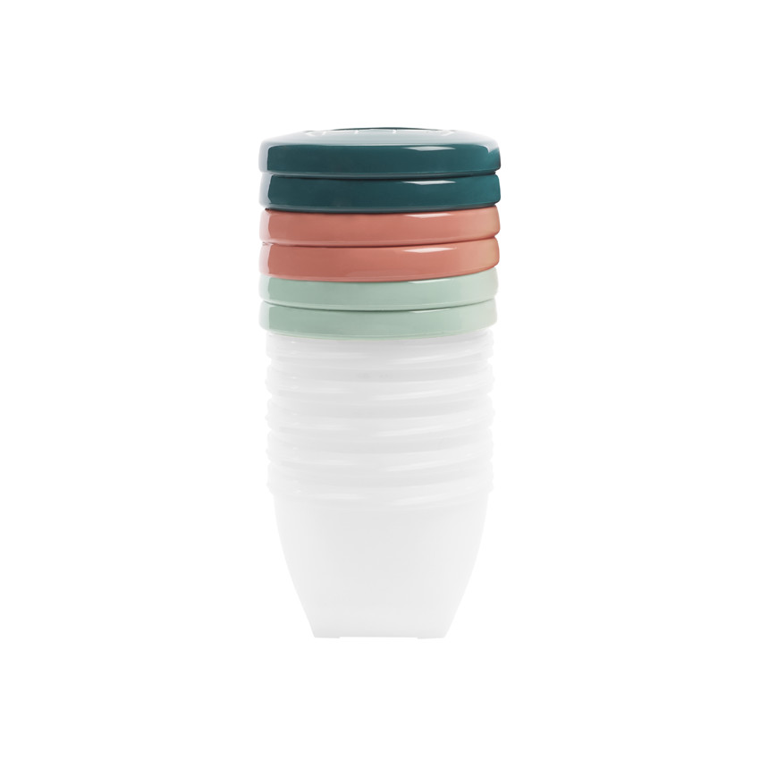 Lot de 6 pots de conservation Babybols Biosources - 180 ml