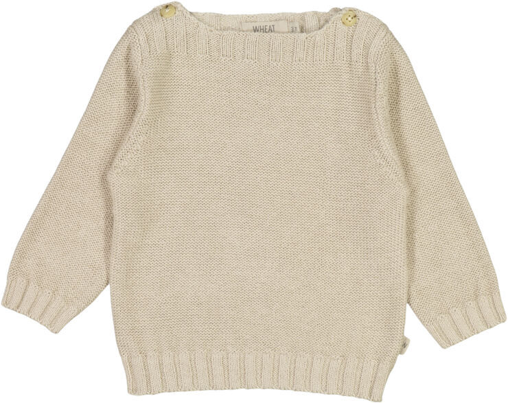 Wheat Strik Pullover Mingo Fossil