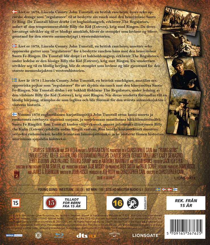 Young Guns - Blu-Ray