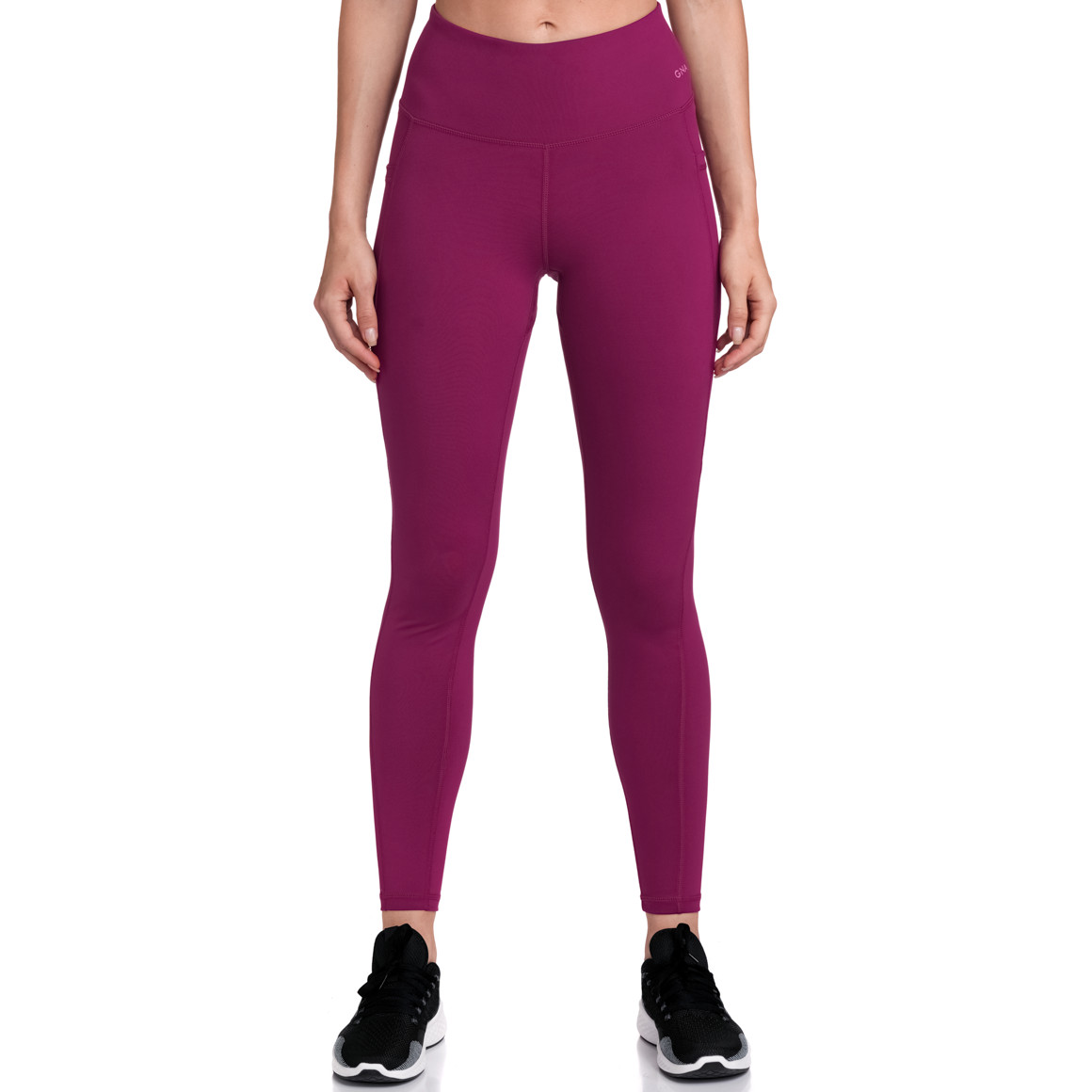 Gina Sports Damen Sport-Leggings mit Taschen beere
