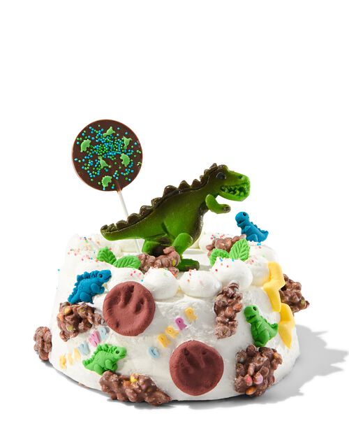 décorations pour gâteau - lettres et dinosaures