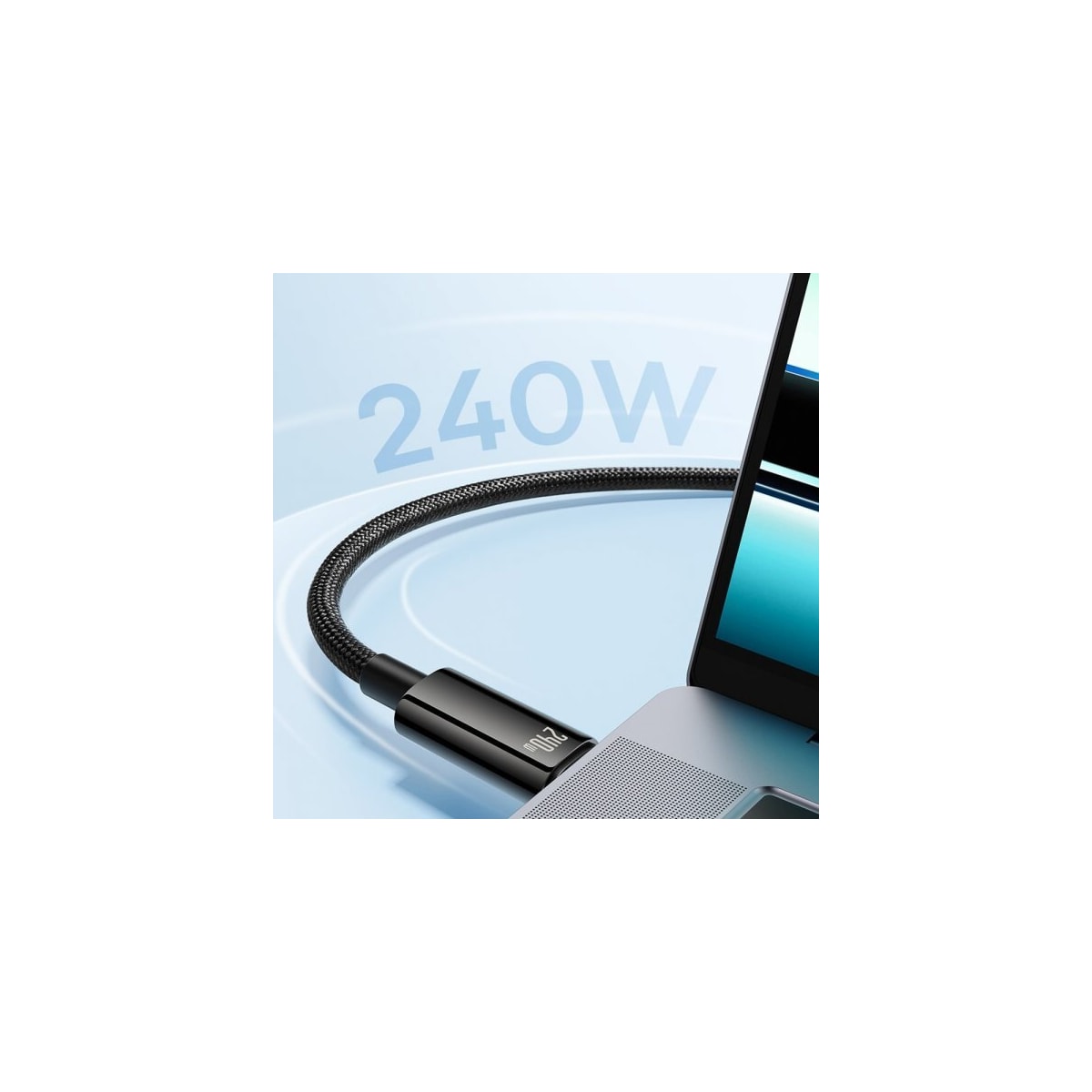 Baseus Kabel Tungsten Gold Fast Charging Data Cable 240W USB-C/USB-C 1m