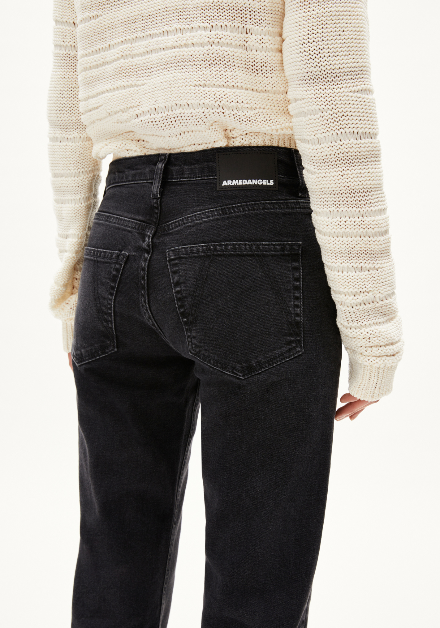 Armedangels Damen-Jeans Carenaa Ebony