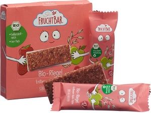 FRUCHTBAR Riegel Bio Erdbeere Apfel Hafer, 6 x 23 g
