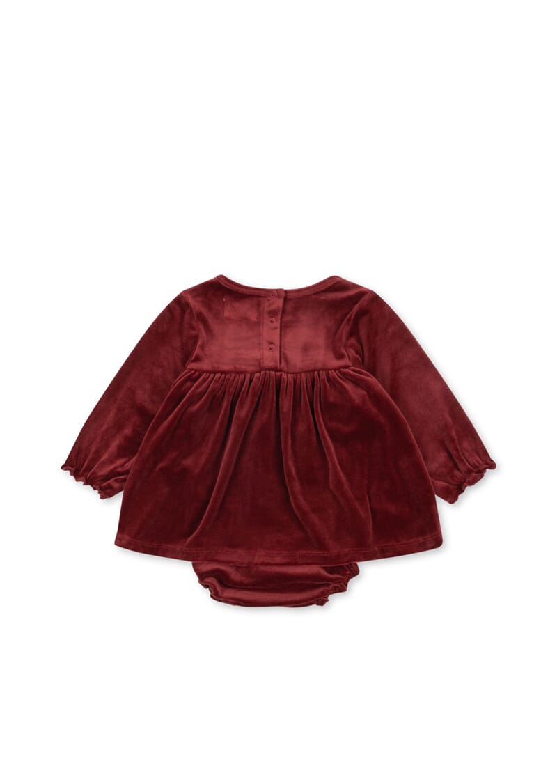 Jingle Romper Dress dahlia - Konges Sløjd - Rumpetroll