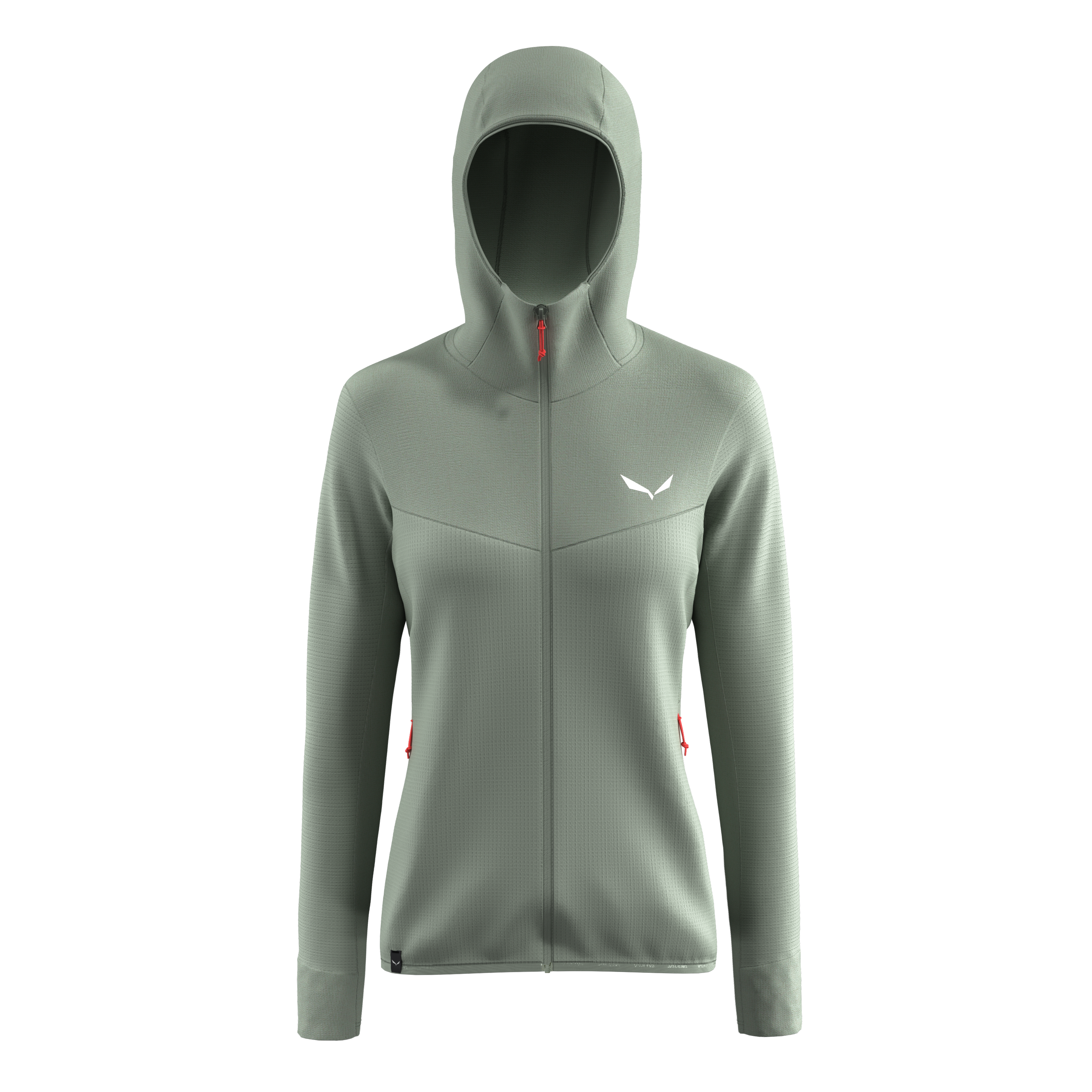 Puez Waffle Hybrid Polarlite Kapuzenjacke Damen
