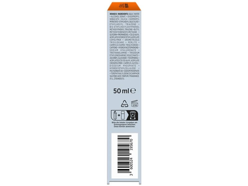 L'Oréal Men Expert Gesichtsfluid Expert Hydra Energy LSF50 Fluid versorgt die Haut intensiv mit Feuchtigkeit und bietet einen hohen Schutz vor UVA- und UVB-Strahlung