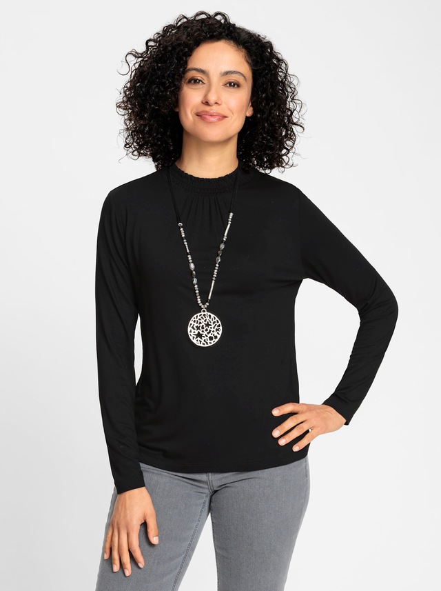 Inspirationen Stehkragenshirt »Stehkragen-Shirt«, 1 Stk.