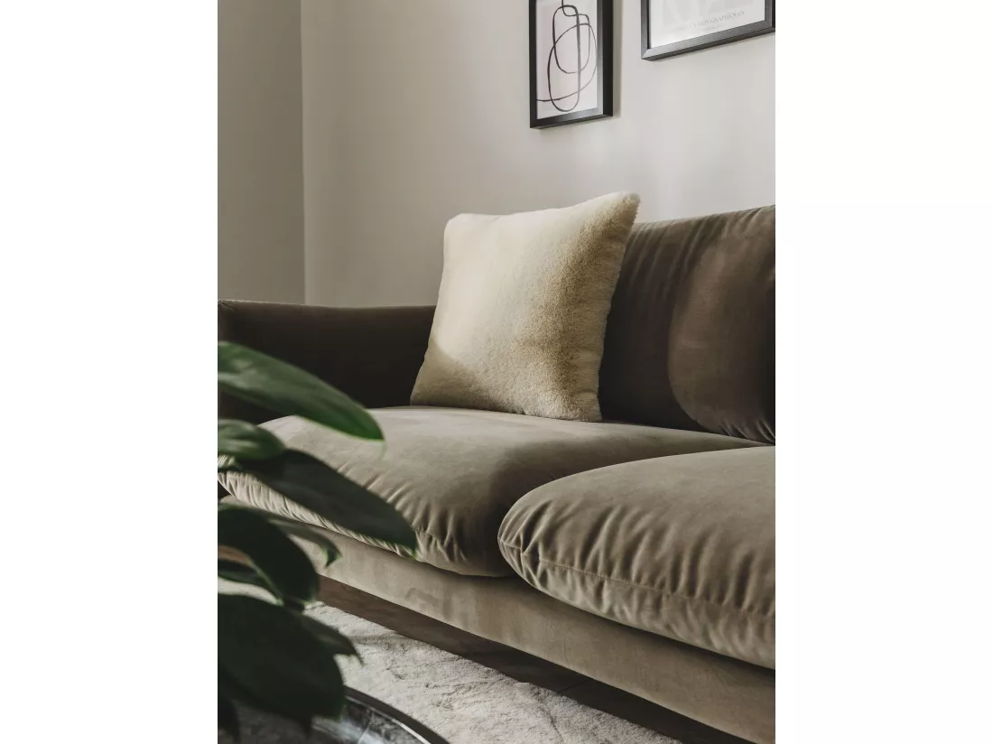 Housse de coussin Dave Crème 45x45 cm