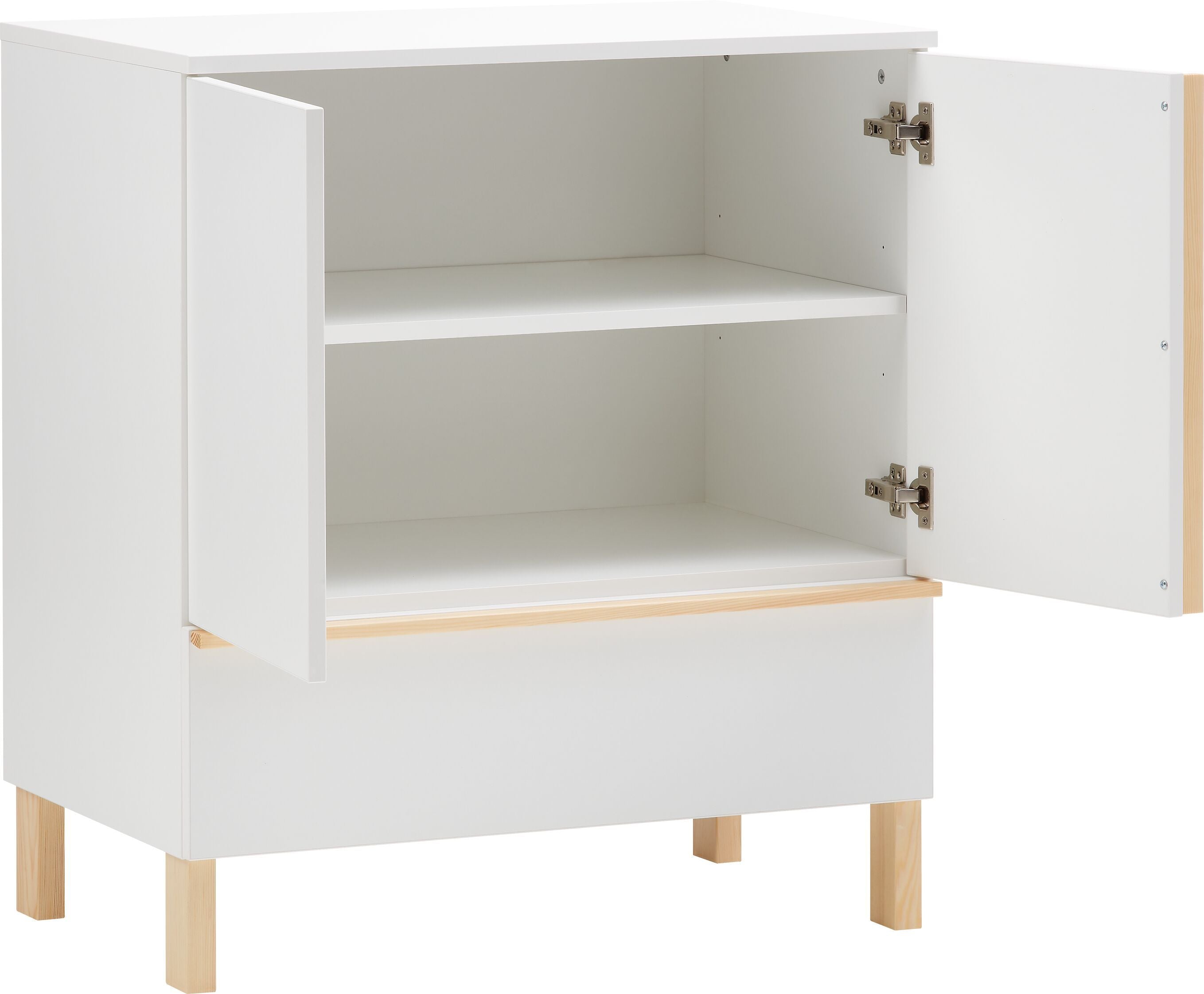MIO Wickelkommode - Weiss / B: 80.0 cm x T: 52.0 cm x H: 90.0 cm
