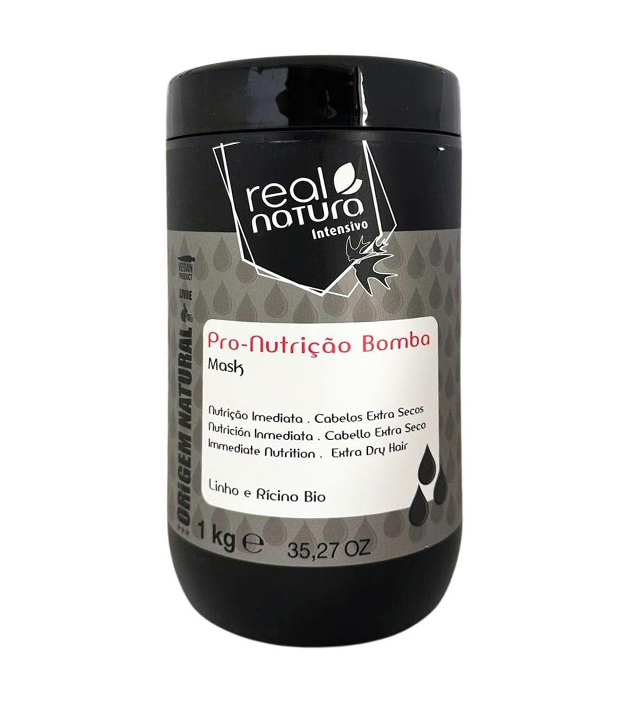 Real Natura - Máscara Capilar Pro Nutrition 1kg