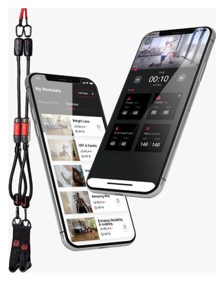 Set de bandes de résistance connectées - HyGear 1 - Application 200 programmes d'entrainements