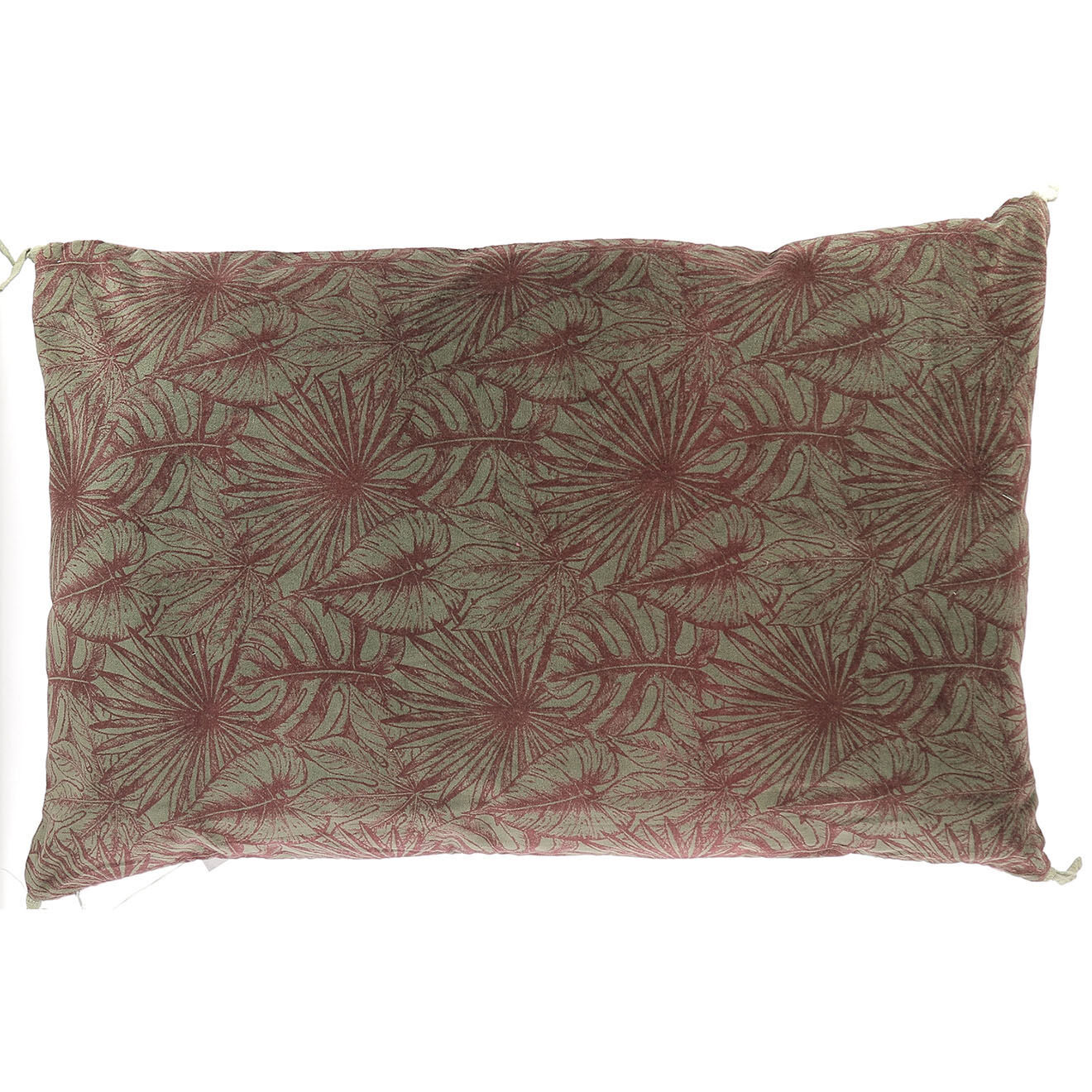 En Fil d'Indienne Housse de coussin Goa rubis - 50x75 cm