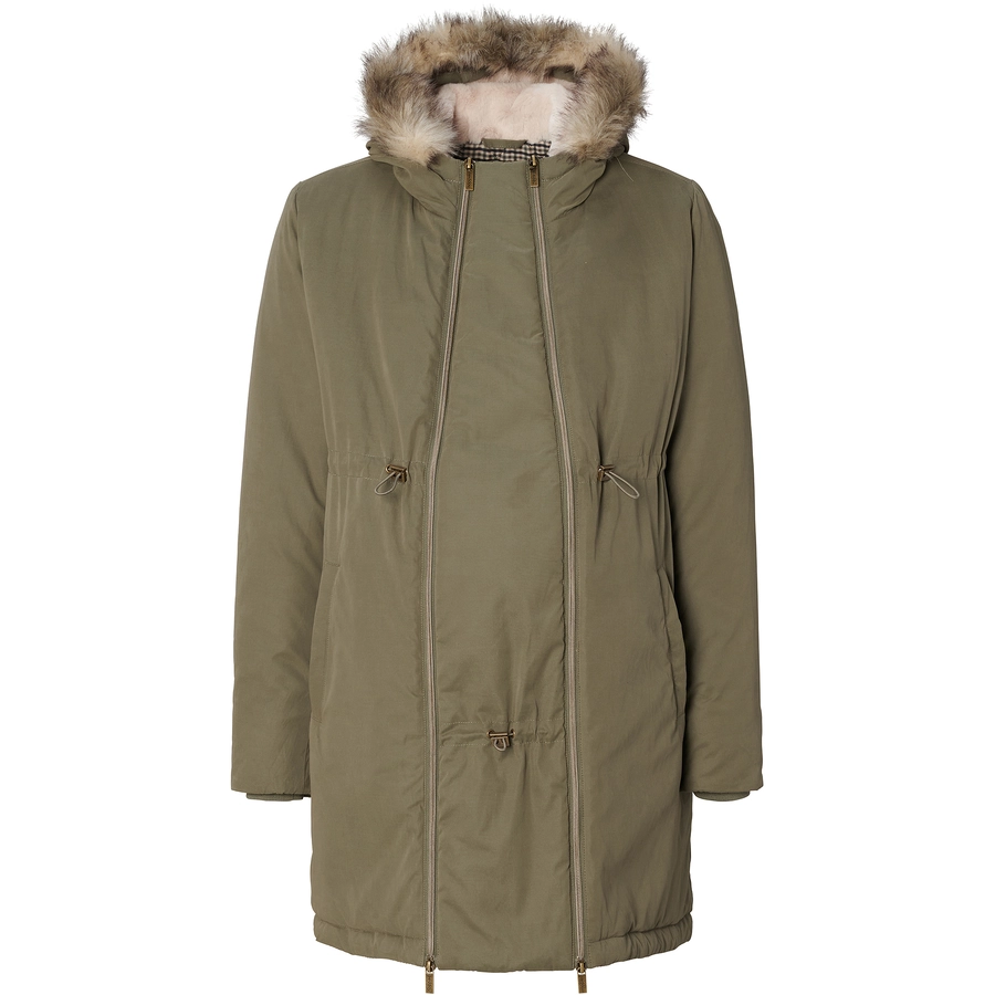 Noppies Umstandsjacke Winter Frankfurt 3-way Dusty Olive