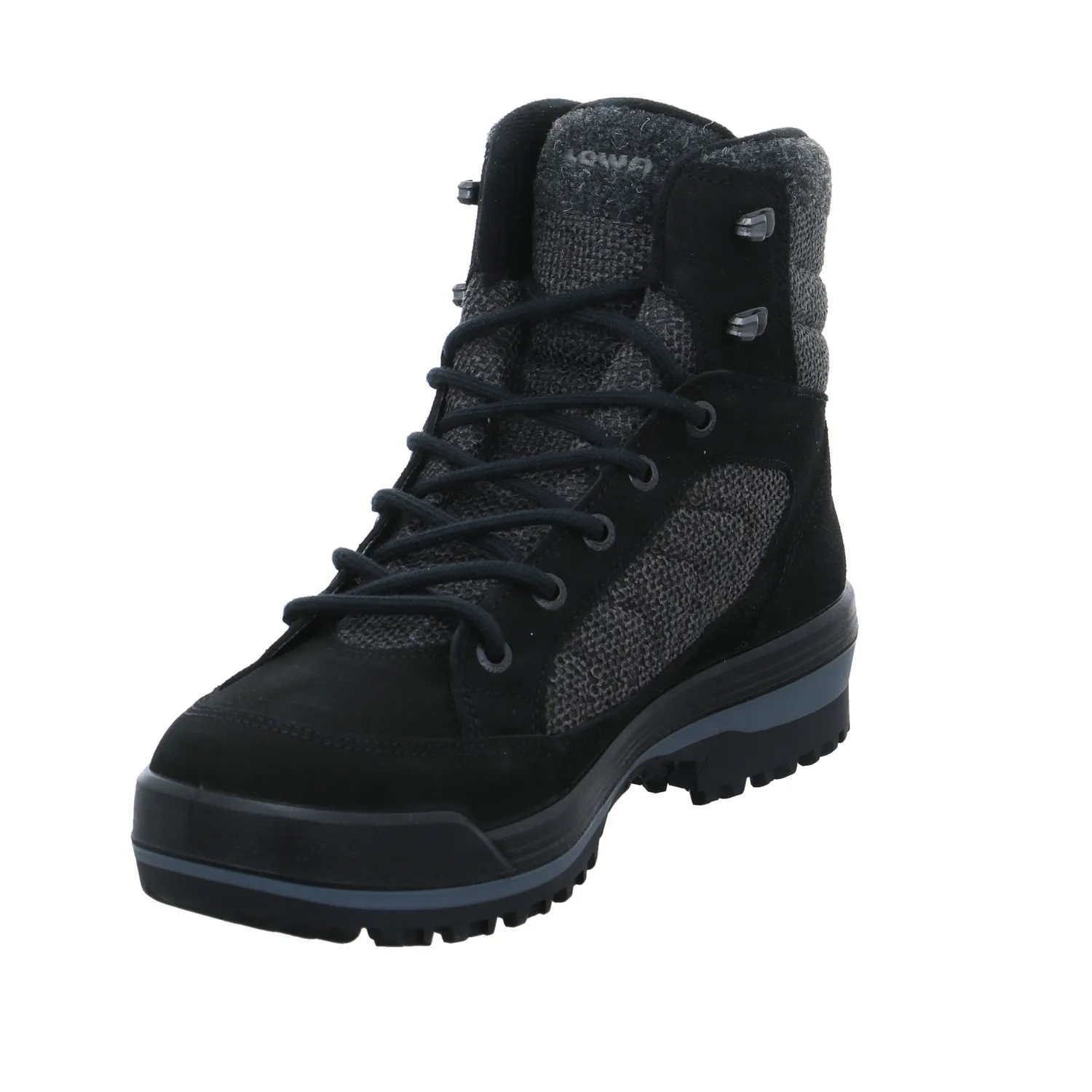 LOWA Snowboots Schwarz Leder
