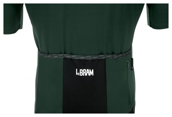 Produit Reconditionné - Maillot Manches Courtes LeBram Allos Vert Agave Coupe Ajustée