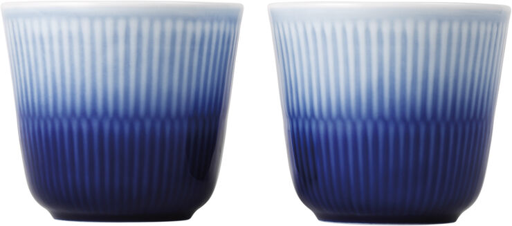 Royal Copenhagen Blue Mist termokrus sæt Nøddeblomst og Stilblomst, 26 cl. , 2 stk. Hvid