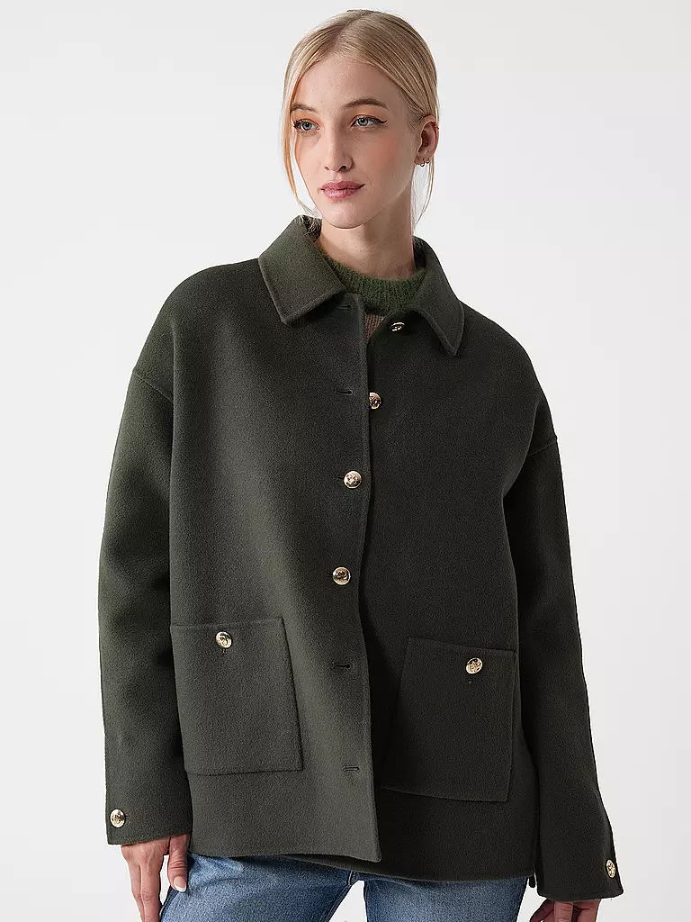 ANINE BING Wolljacke LUCA olive