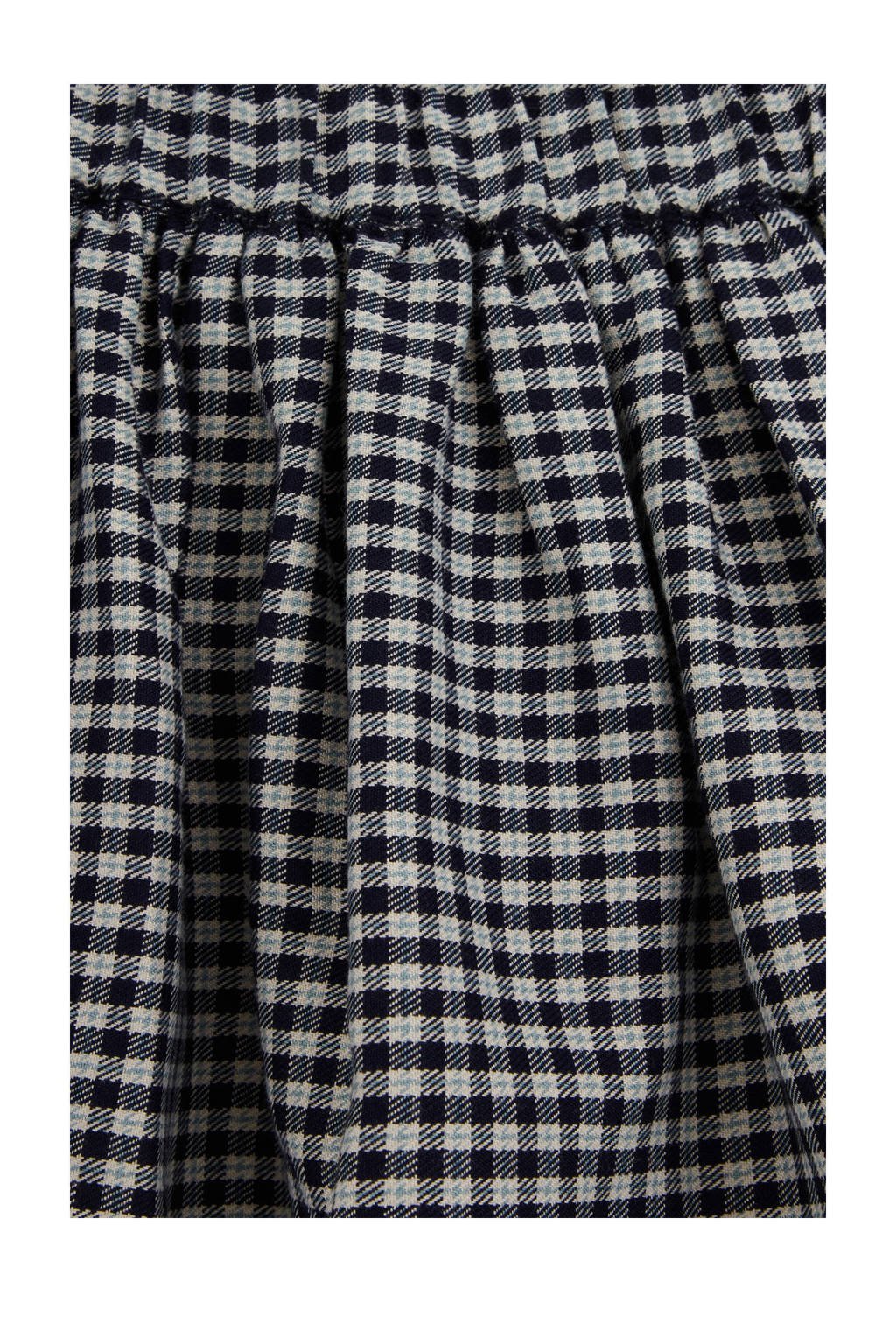 WE Fashion strokenrok donkerblauw