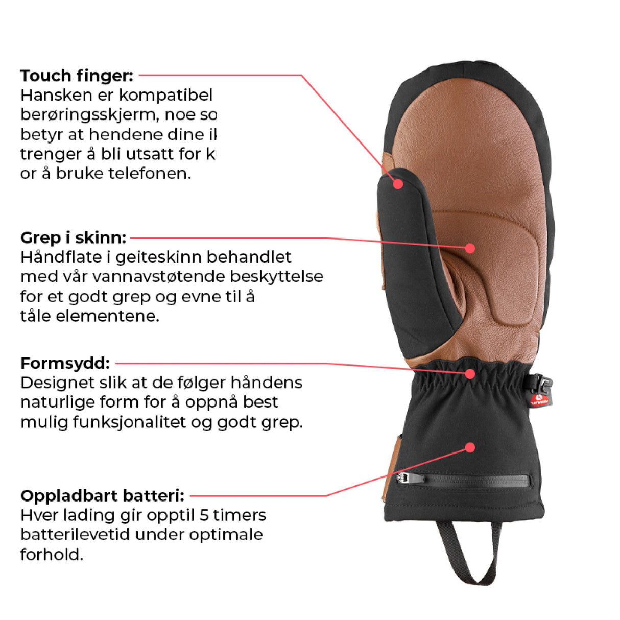 Heat Experience<br>Heated Outdoor Mittens
