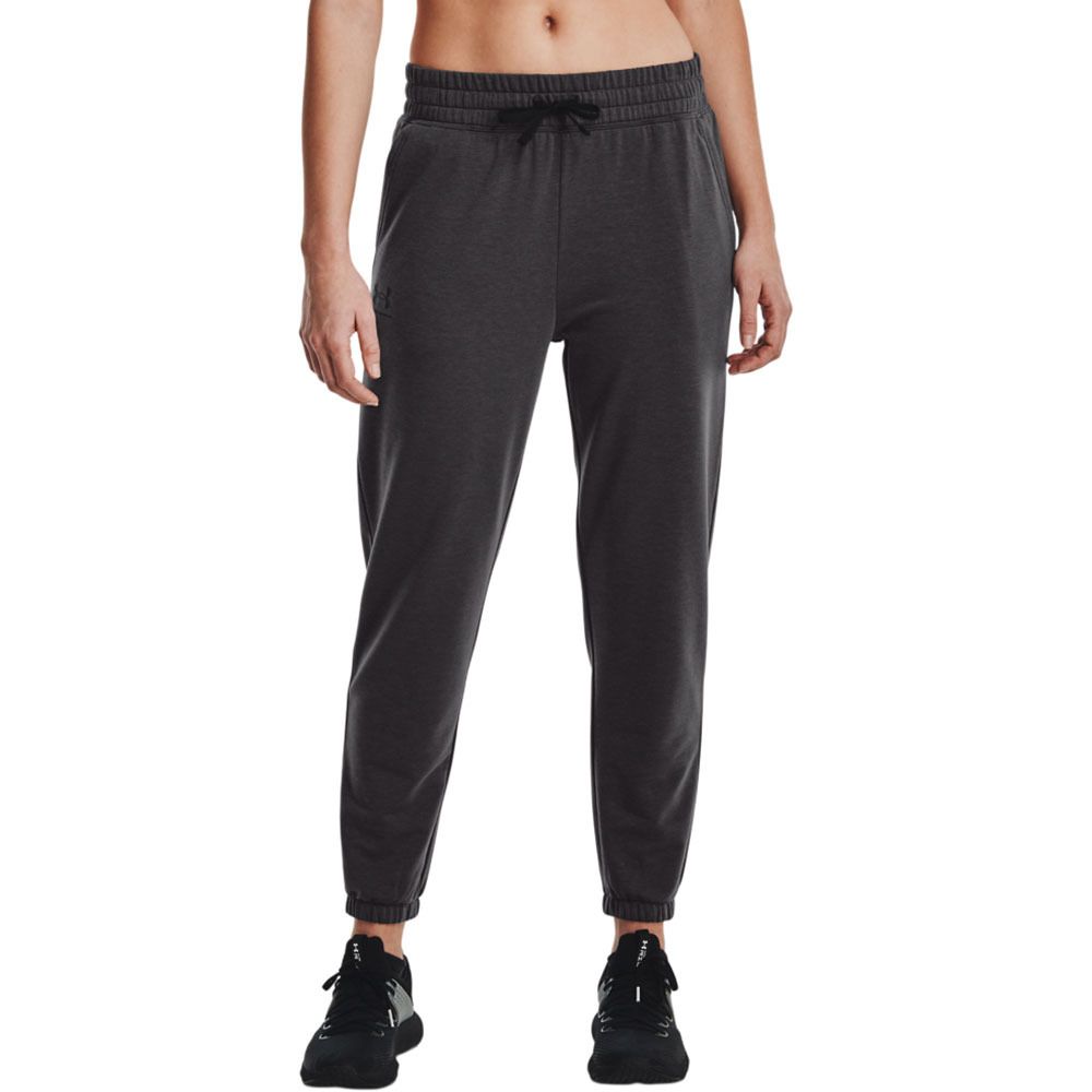 Under Armour RIVAL TERRY - Jogging Femme gris