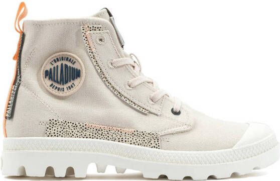 Palladium PAMPA~UNDERLAYER~~~~~~~~~~~~~~ Half-hoge schoenen Wit beige