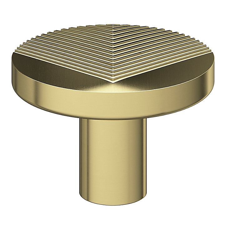 Bouton de meuble arrondi Garlan or ⌀.34mm x L.34mm