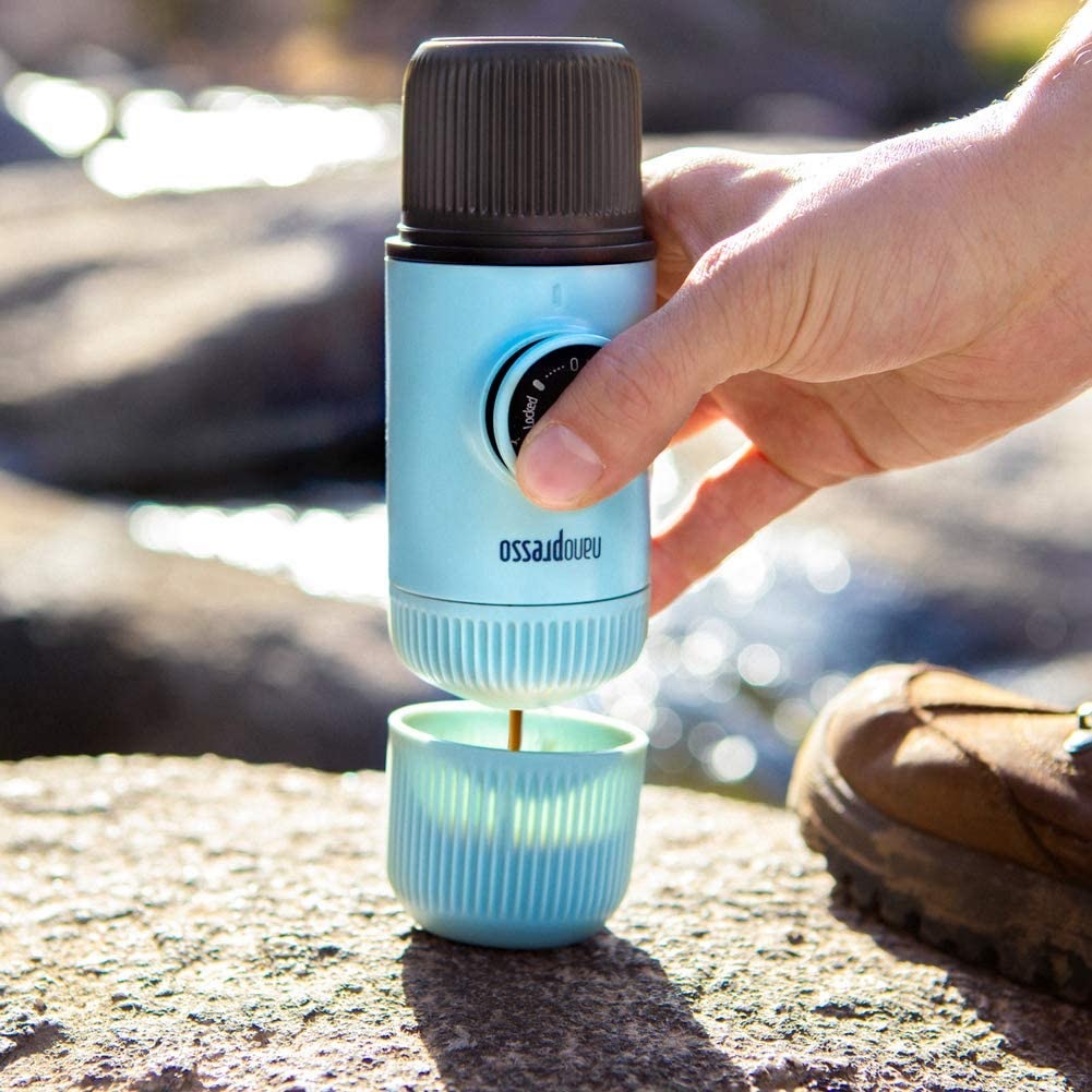 Wacaco Nanopresso draagbare espressomachine met hoes - Blue