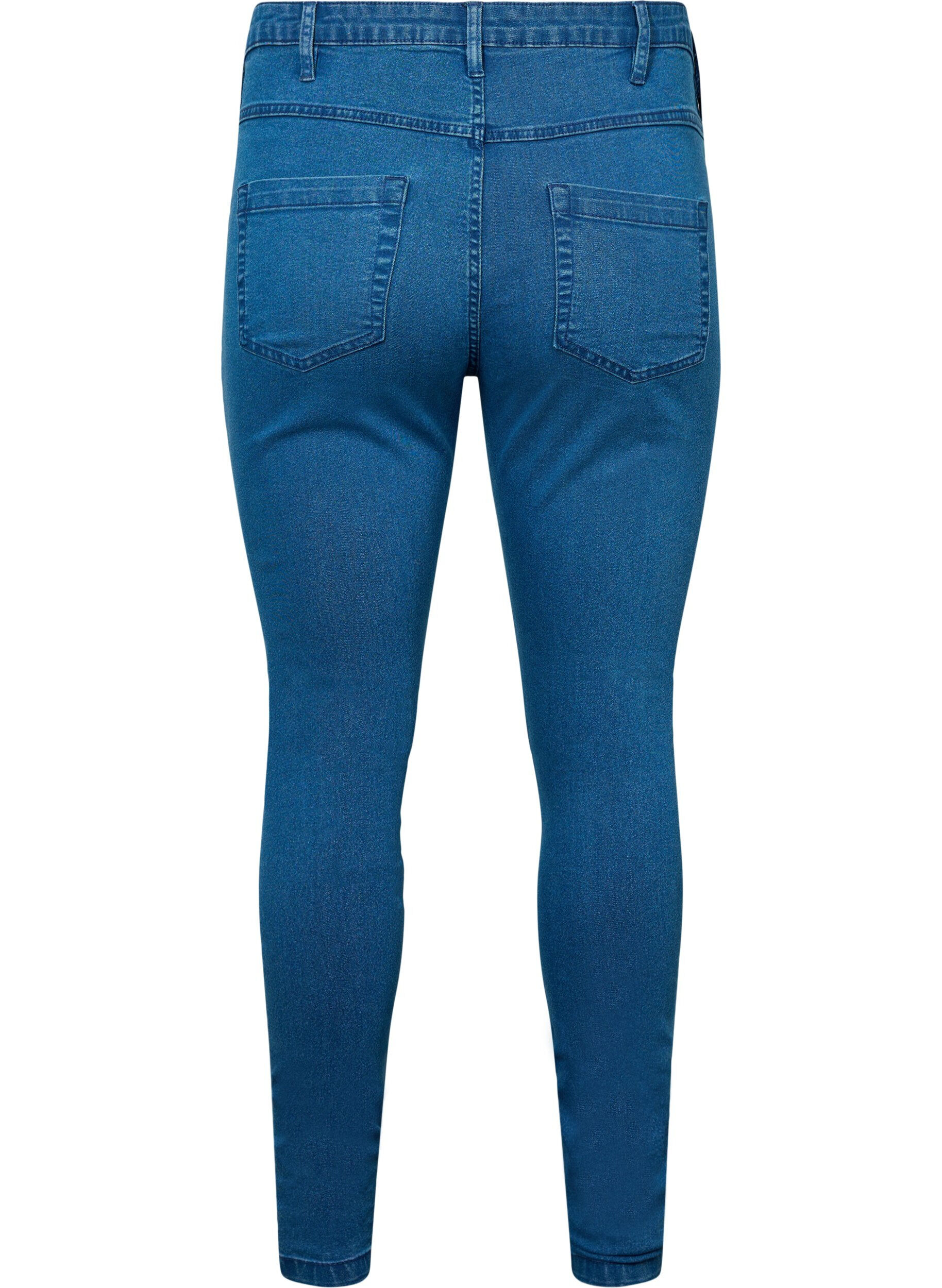 Højtaljede super slim Amy jeans