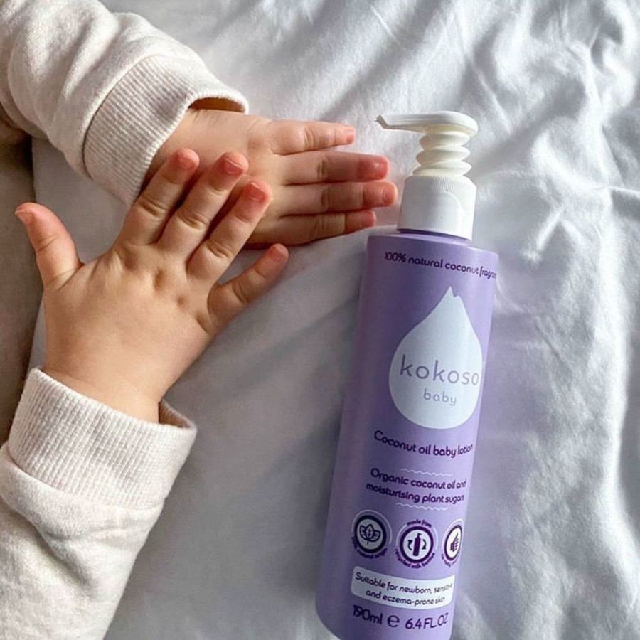 Kokoso Baby Coconut Oil Baby Lotion 190ml