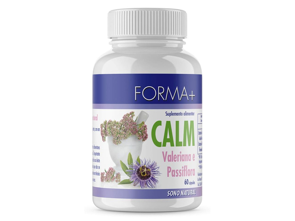 SUPLEMENTO FORMA  CALM VALERIANA PASSIFLORA 60 CAPS