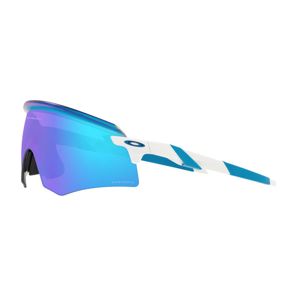 Oakley ENCODER - Lunettes de soleil polished white/sapphire