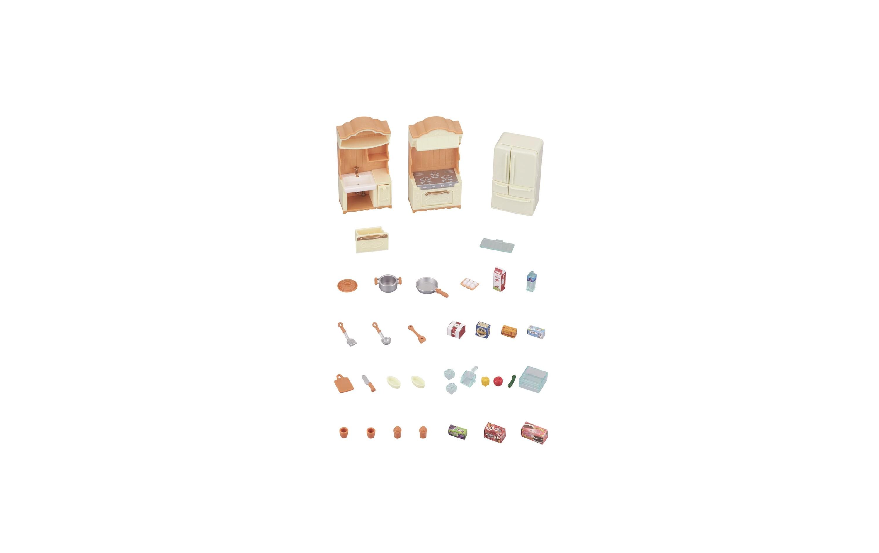 Sylvanian Families Landhaus Küche mit KühlschrankSpiel-Set
