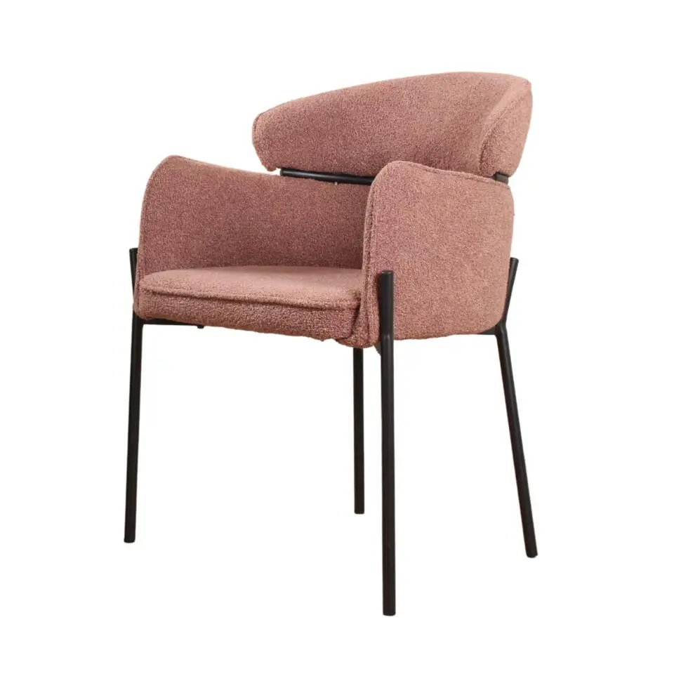 DS4U - Mira eetkamerstoel boucle - roestbruin