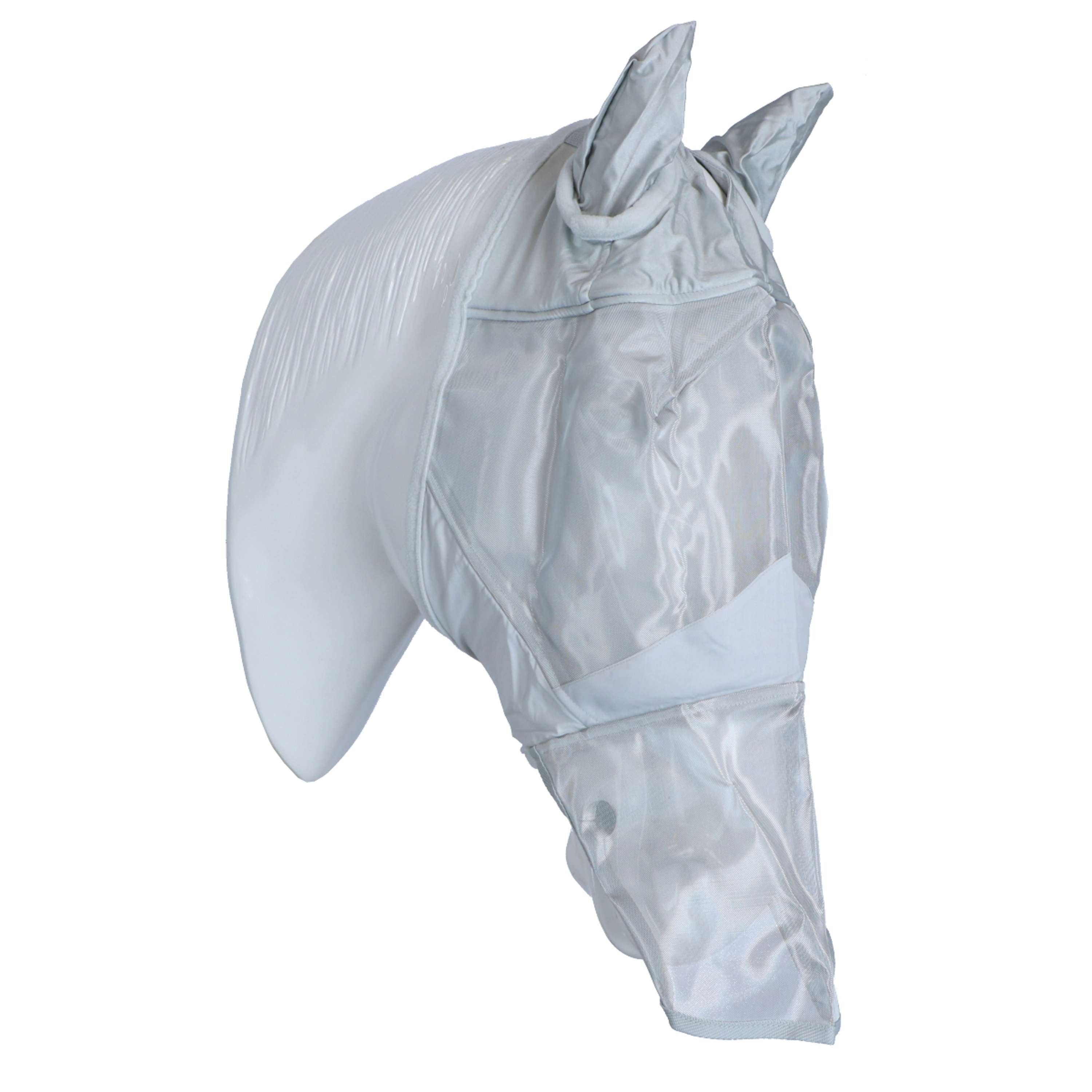 Waldhausen Vliegenmasker Premium met Oren en Neus Zilvergrijs