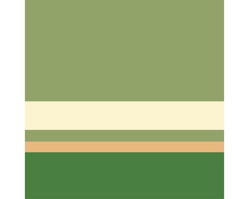 Balkonscherm 500 x 90 cm groen/beige